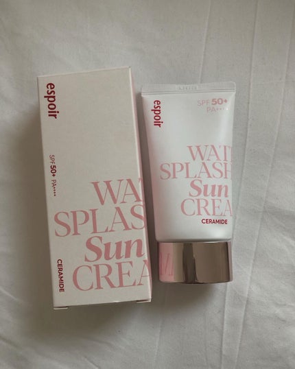 ウォータースプラッシュサンクリーム セラミド/espoir/日焼け止めクリームを使ったクチコミ(3枚目)