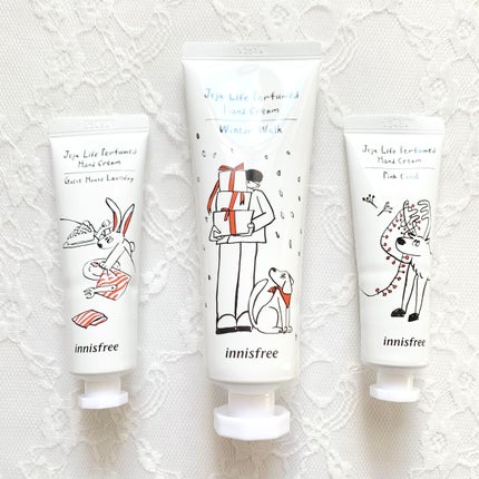 チェジュライフパフュームドハンドクリームセット/innisfree/ハンドクリームを使ったクチコミ(3枚目)