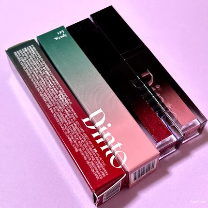 ボリュームパールキッスグロス/Dinto/リップグロスを使ったクチコミ(8枚目)