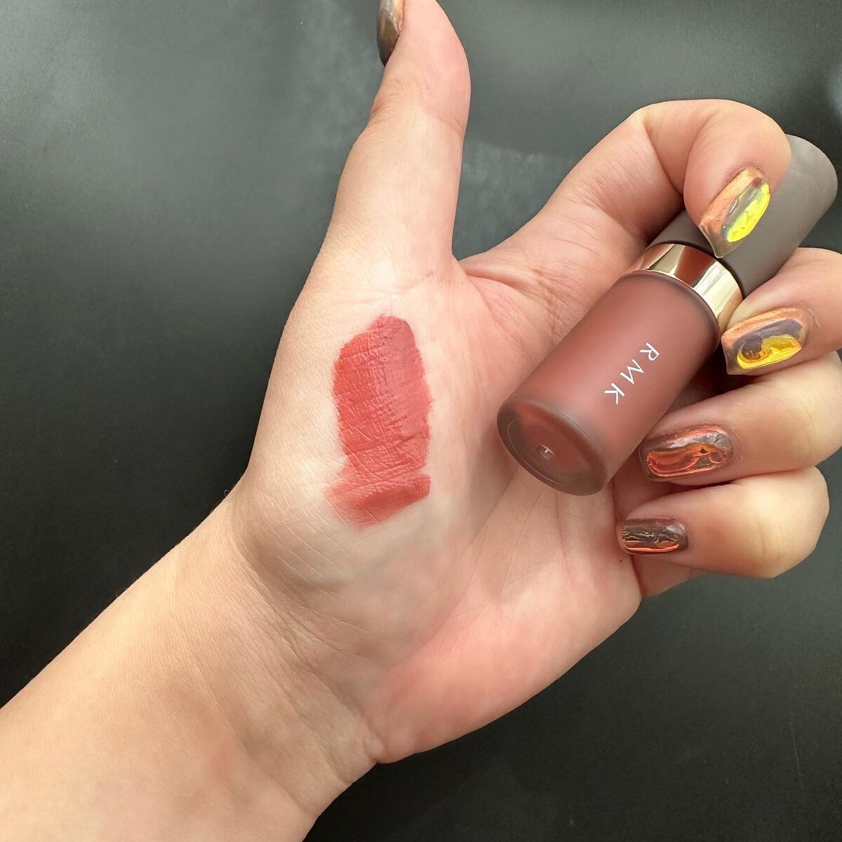 RMK リクイド リップカラー 05 サキュレント ストロベリー/RMK/口紅を使ったクチコミ（2枚目）