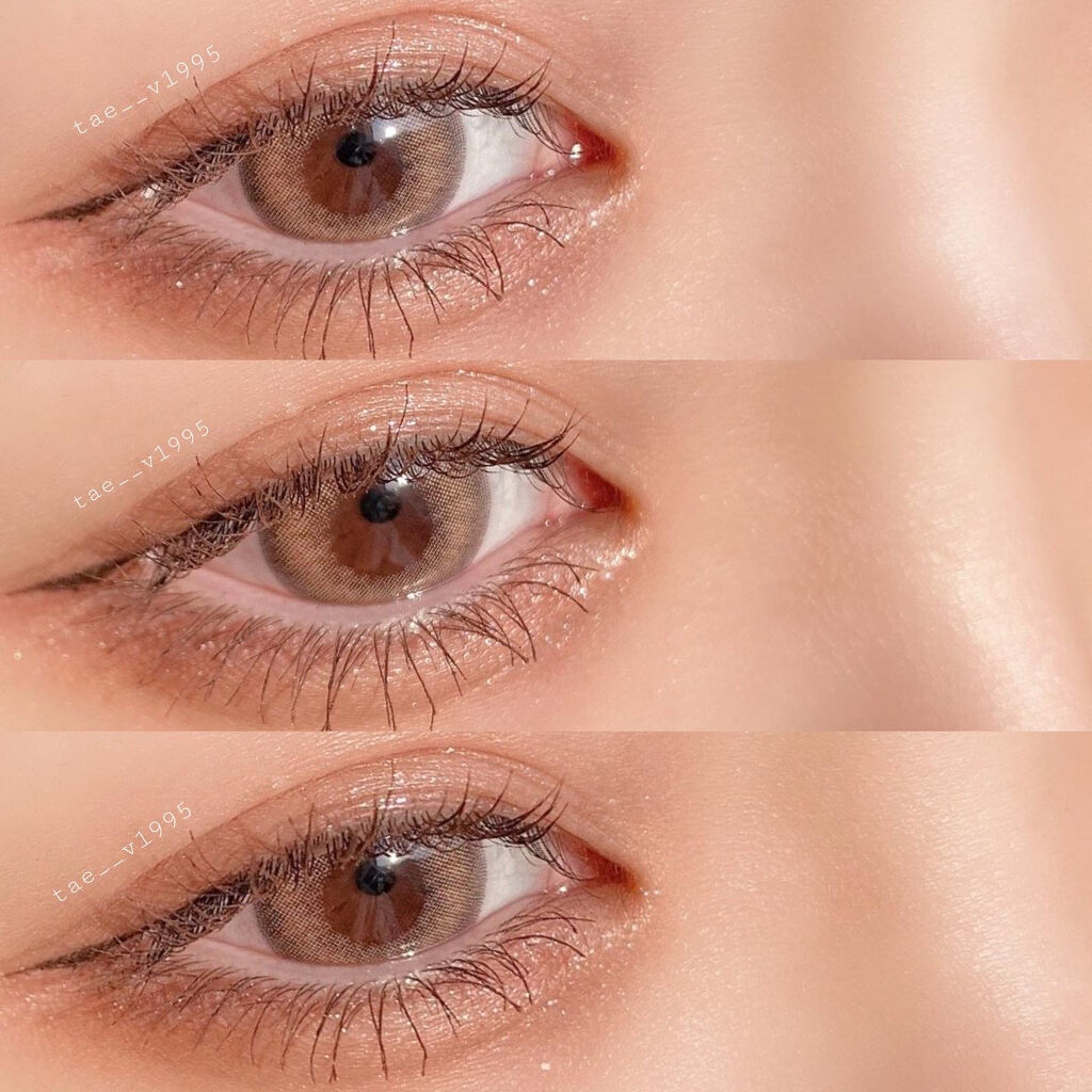 Shocked Kristin ヘーゼル/Hapa kristin/カラーコンタクトレンズを使ったクチコミ（2枚目）