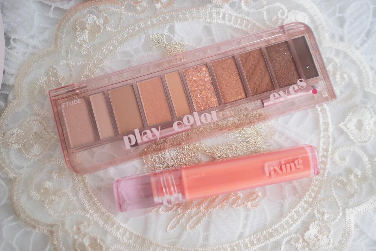 プレイカラー アイシャドウ/ETUDE/アイシャドウパレットを使ったクチコミ（2枚目）