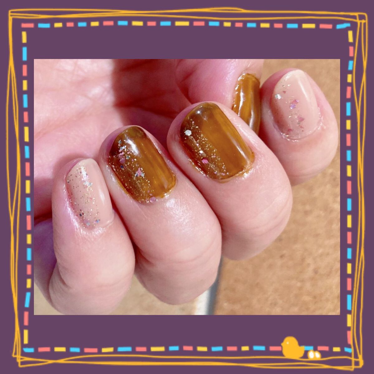 カラフルネイルズ/キャンメイク/マニキュアを使ったクチコミ（1枚目）