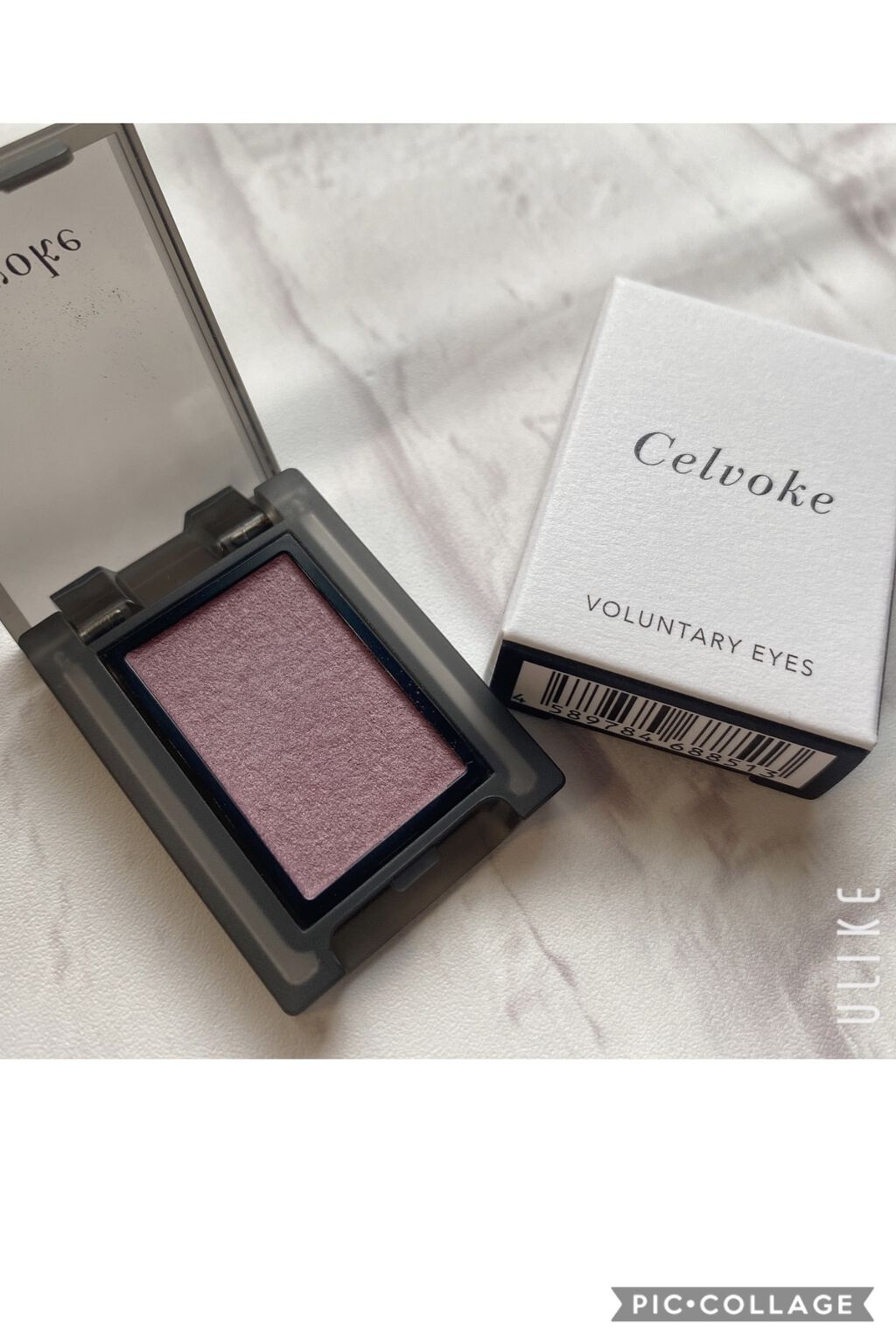 セルヴォーク ヴォランタリー アイズ EX08 シスルパープル/Celvoke/単色アイシャドウを使ったクチコミ（3枚目）