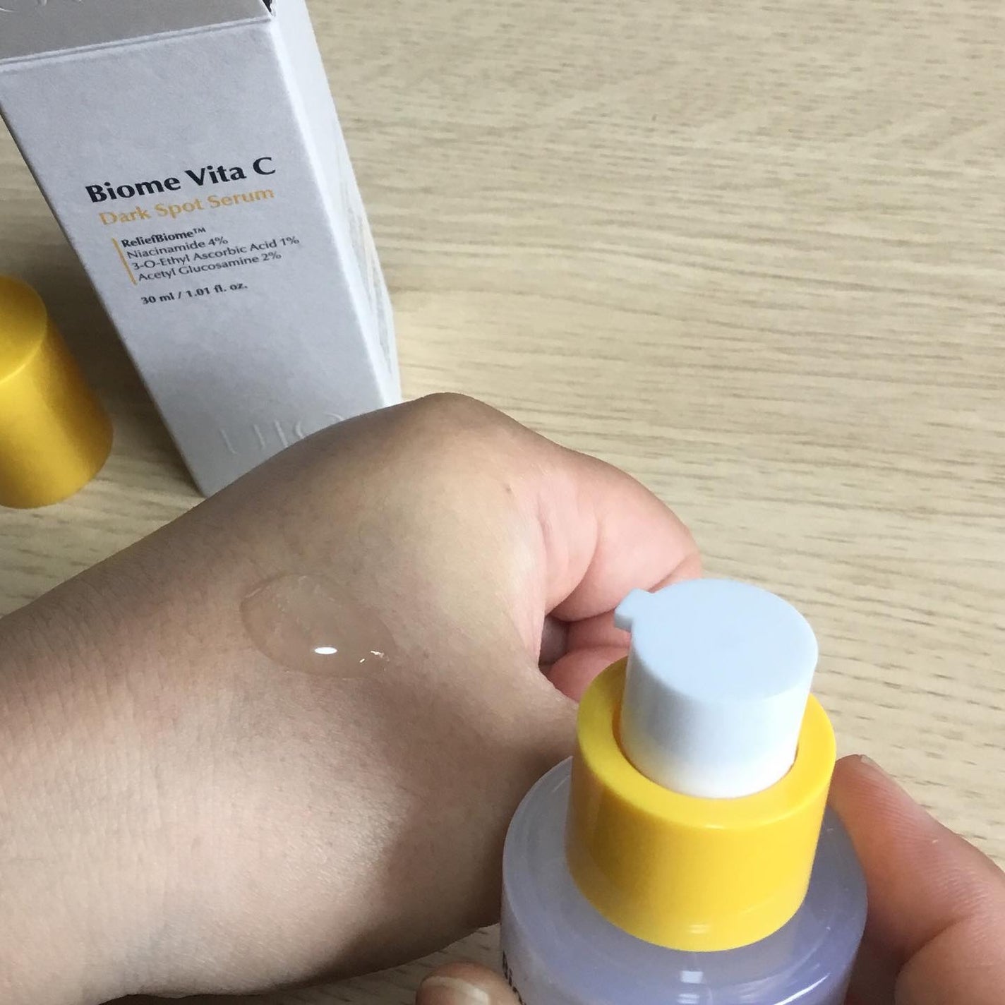 バイオームビタCダークスポットセラム/UIQ/美容液を使ったクチコミ(4枚目)