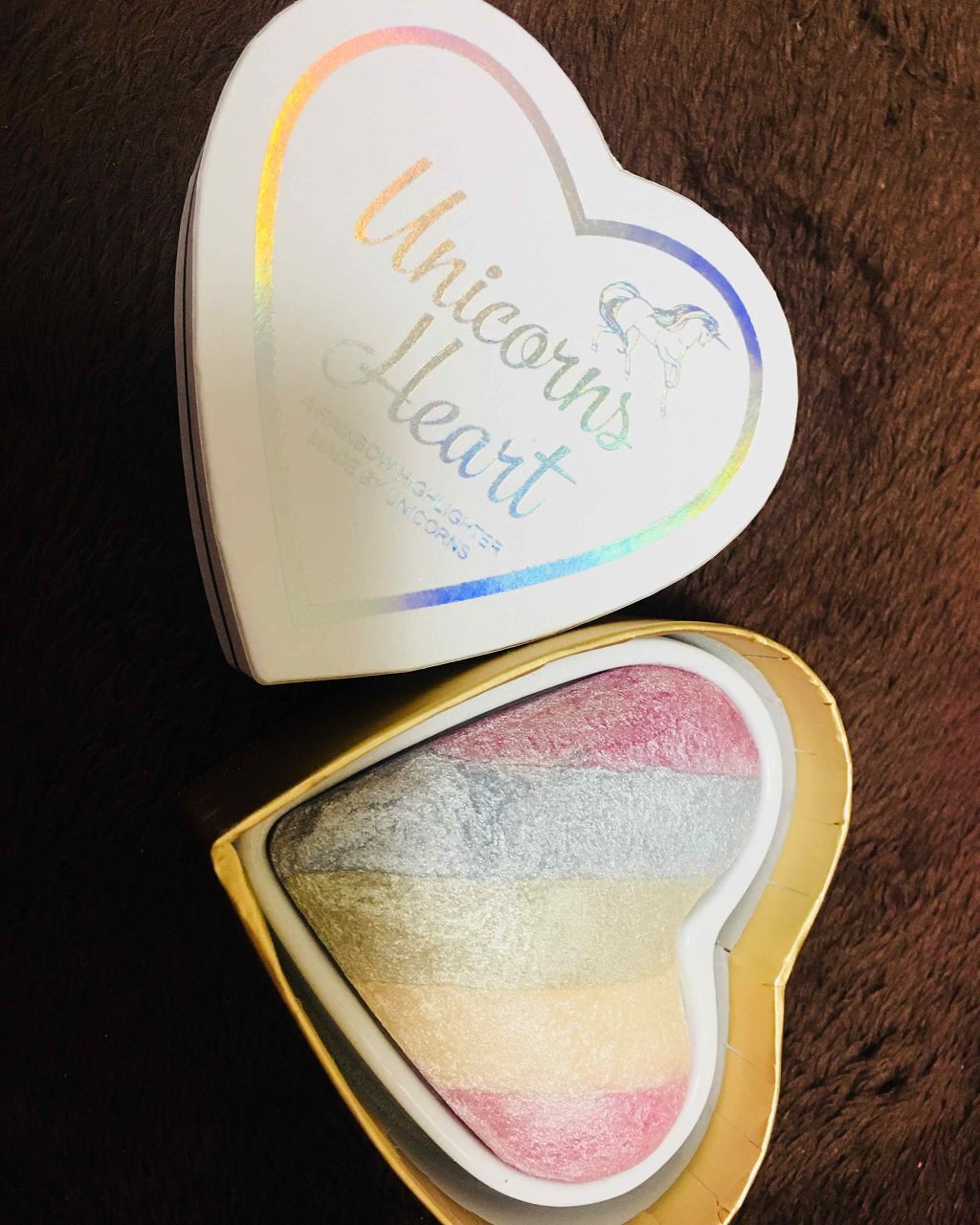 ブラッシング ハート/MAKEUP REVOLUTION/パウダーチークを使ったクチコミ(2枚目)