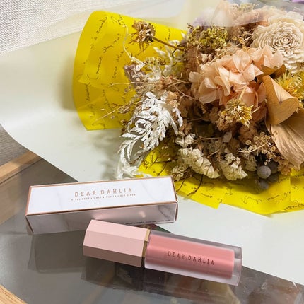 ペタルドロップリキッドブラッシャー/DEAR DAHLIA/リキッドチークを使ったクチコミ(4枚目)