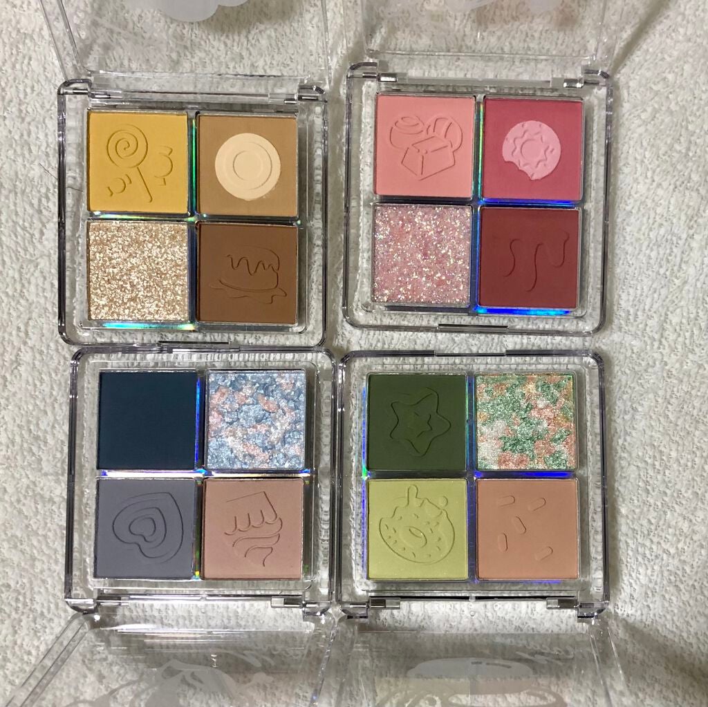 ZEESEAデザートコレクション4カラーアイシャドウパレット/ZEESEA/アイシャドウパレットを使ったクチコミ(3枚目)
