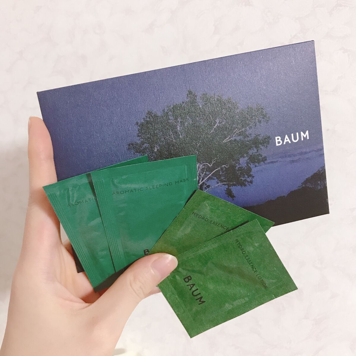 アロマティック スリーピングマスク/BAUM/フェイスクリームを使ったクチコミ（1枚目）