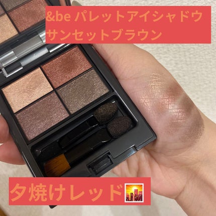 パレットアイシャドウ/&be/アイシャドウパレットを使ったクチコミ(1枚目)
