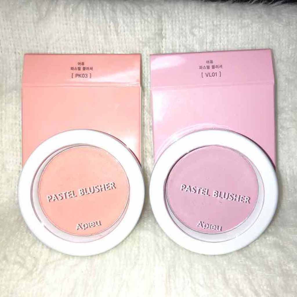 アピュー パステルブラッシャー/A’pieu/パウダーチークを使ったクチコミ(1枚目)