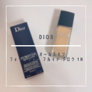 ディオールスキン フォーエヴァー フルイド グロウ 1N ニュートラル/Dior/リキッドファンデーションを使ったクチコミ（1枚目）