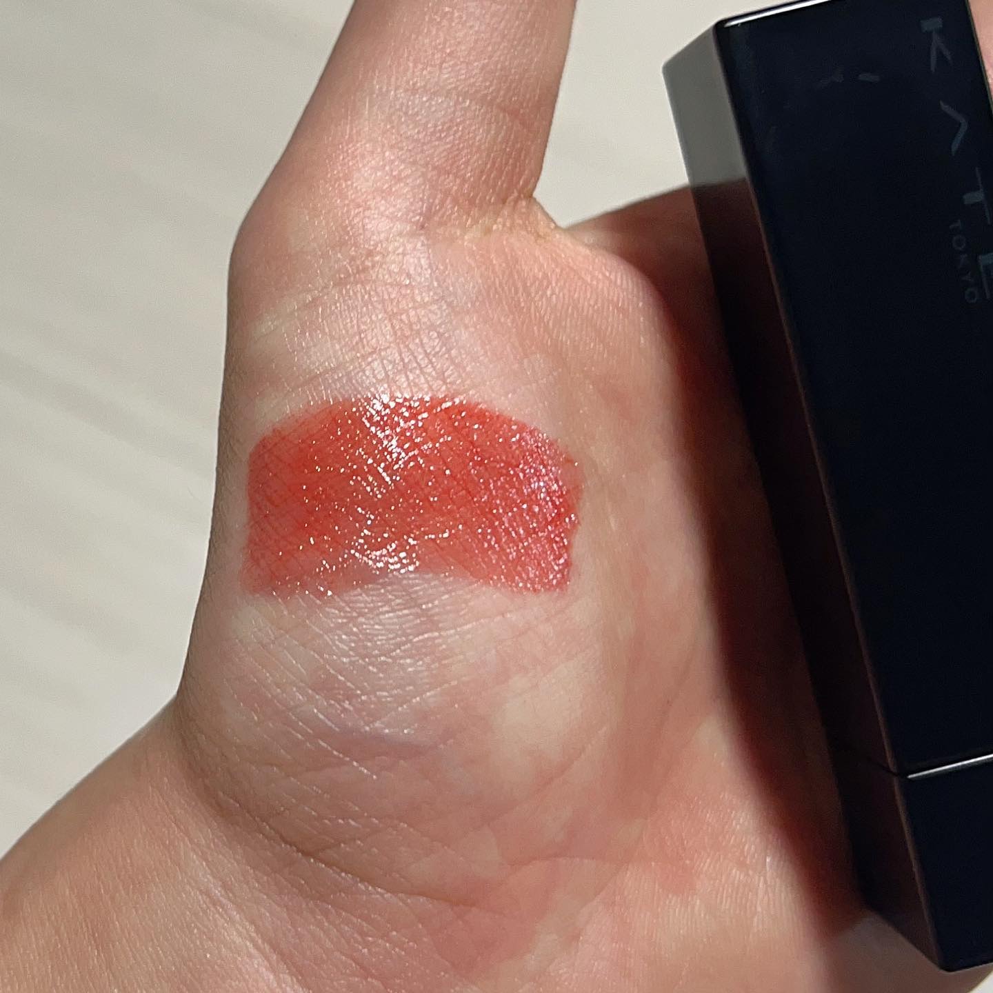 ケイト リップモンスター 108 レッドバケーション(限定色)/KATE/口紅を使ったクチコミ（3枚目）