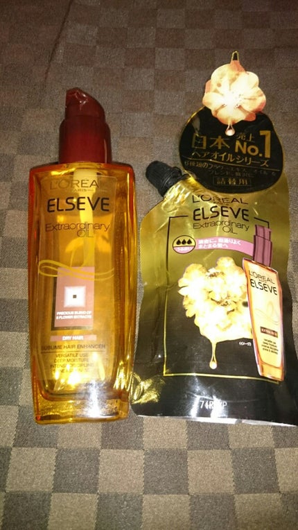 エルセーヴ エクストラオーディナリーオイル エクストラリッチ フィニッシュ/ロレアル パリ/ヘアオイルを使ったクチコミ(2枚目)
