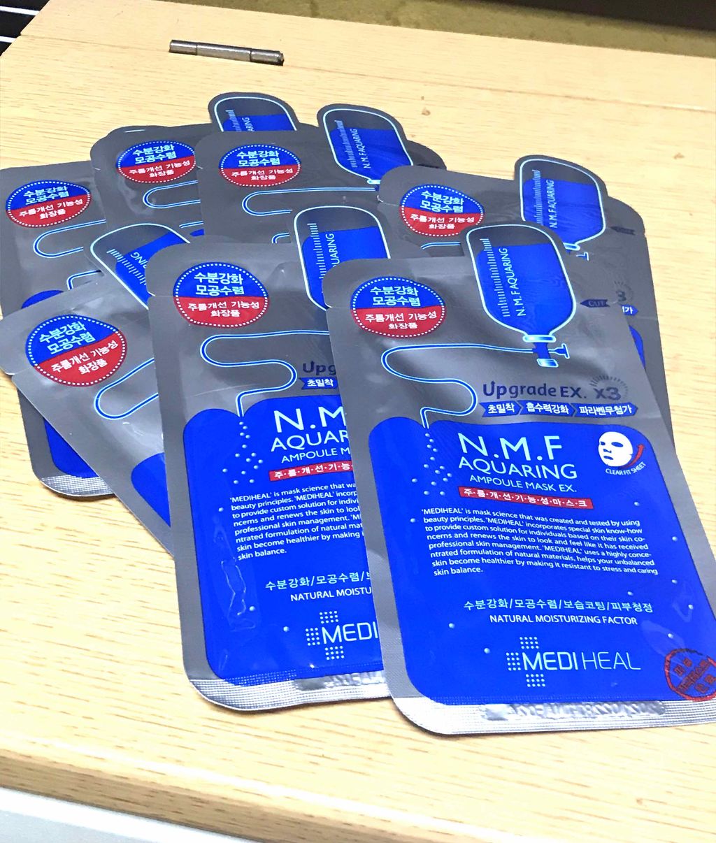 N.M.FアクアアンプルマスクJEX/MEDIHEAL/シートマスク・パックを使ったクチコミ(1枚目)