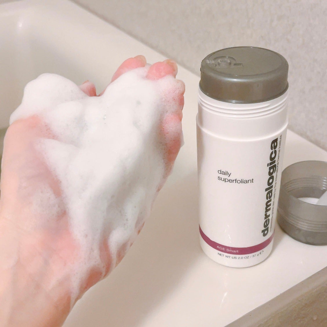 デイリーマイクロフォリエント/ダーマロジカ/洗顔パウダーを使ったクチコミ(4枚目)