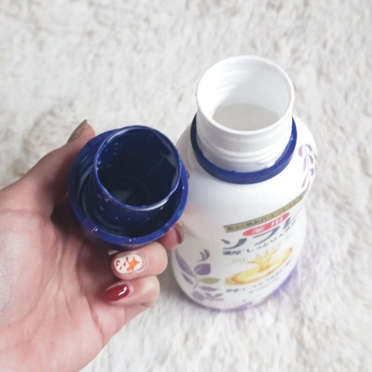 濃厚しっとり入浴液 ホワイトフローラルの香り/薬用ソフレ/保湿系入浴剤を使ったクチコミ(4枚目)