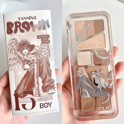 プロ アイ パレット エアー 15 タンニング ブラウン(TANNING BROWN)/CLIO/アイシャドウパレットを使ったクチコミ(1枚目)