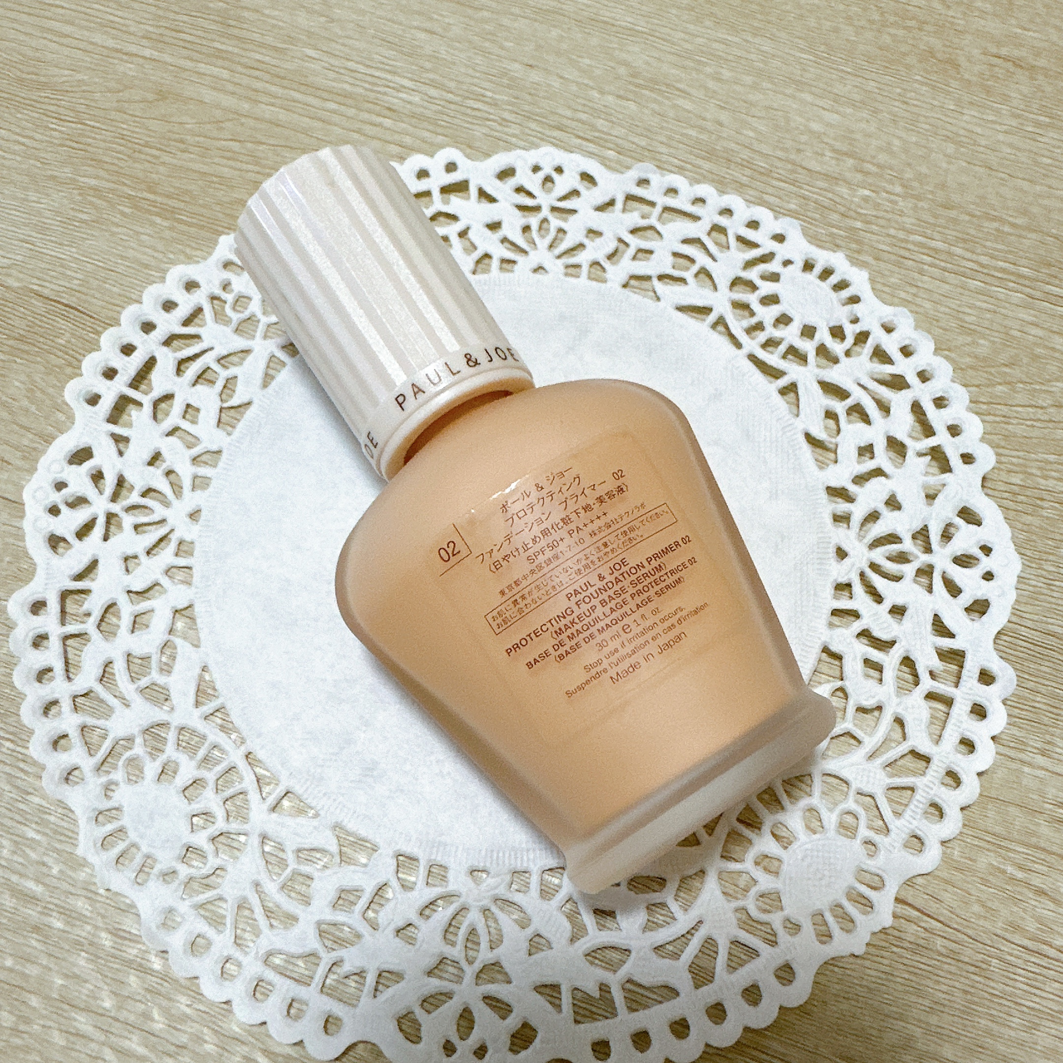 プロテクティング ファンデーション プライマー		 02 ハニー/PAUL & JOE BEAUTE/化粧下地を使ったクチコミ（3枚目）