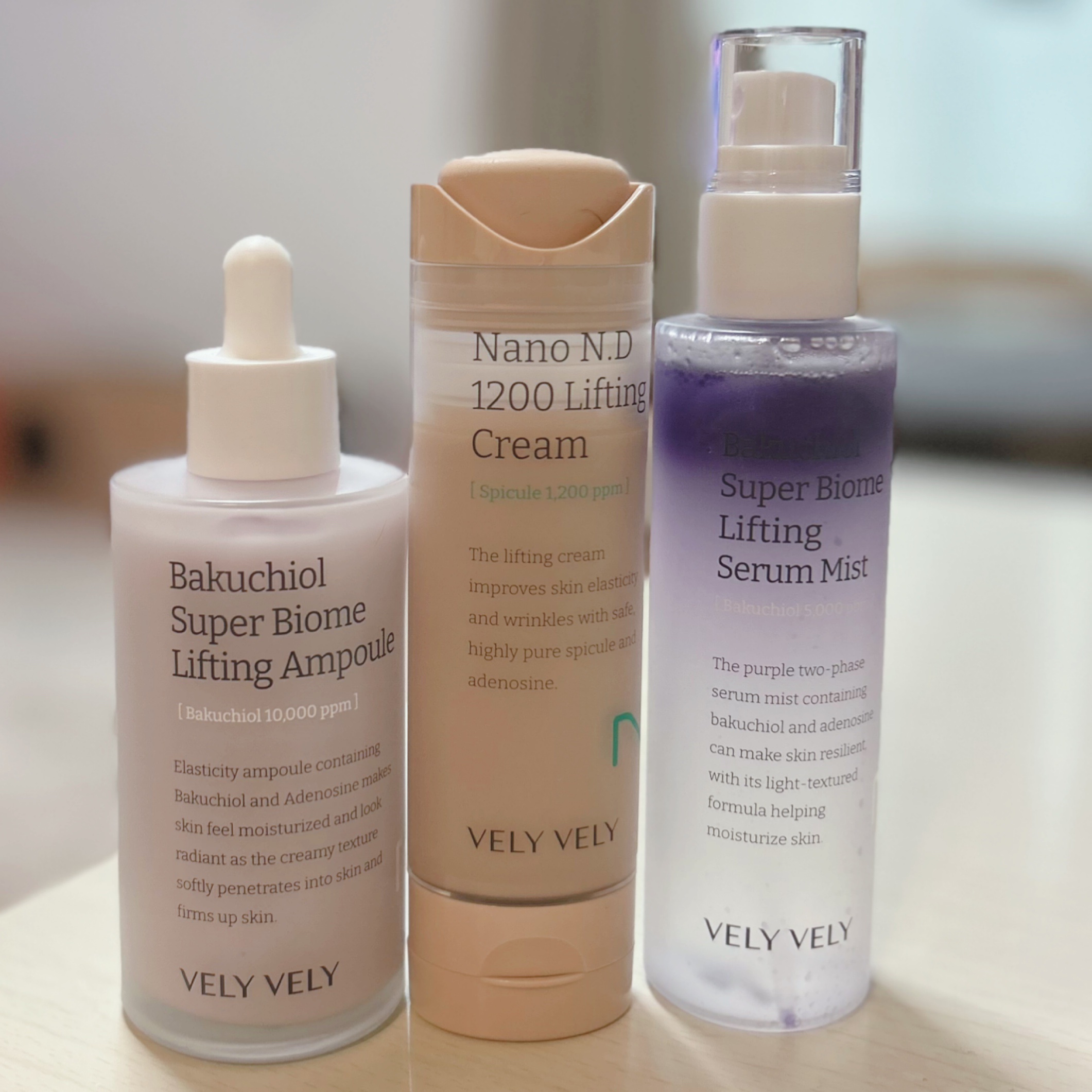 バクチオールスーパーバイオームリフティングセラムミスト/VELY VELY/ミスト状化粧水を使ったクチコミ（2枚目）