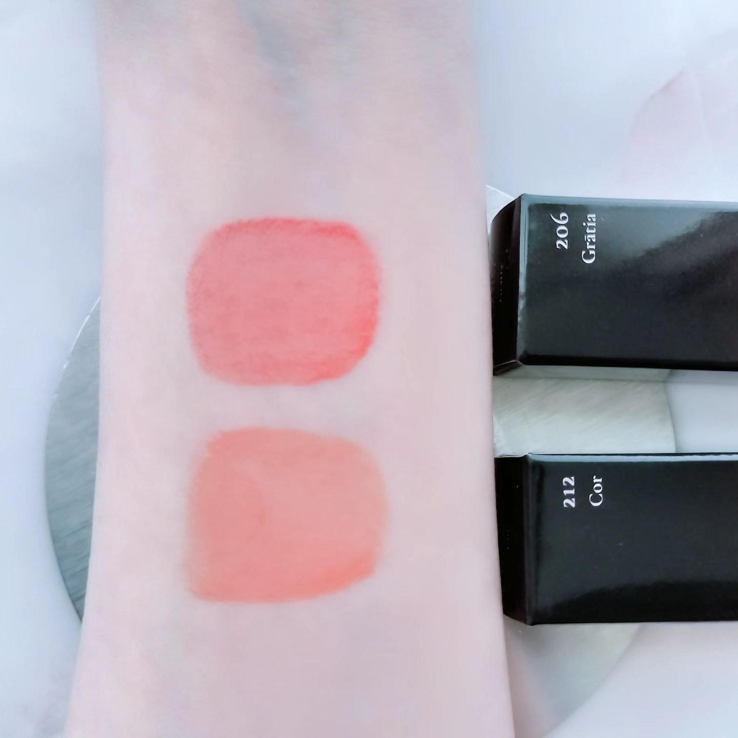 ブラーグロイリップティント 212 コア/Dinto/リップティントを使ったクチコミ（3枚目）
