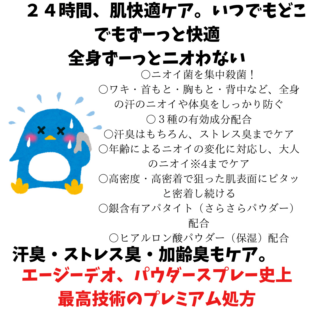 プレミアム デオドラントスプレーＤＸ (無香性) /エージーデオ24/デオドラント・制汗剤を使ったクチコミ（2枚目）