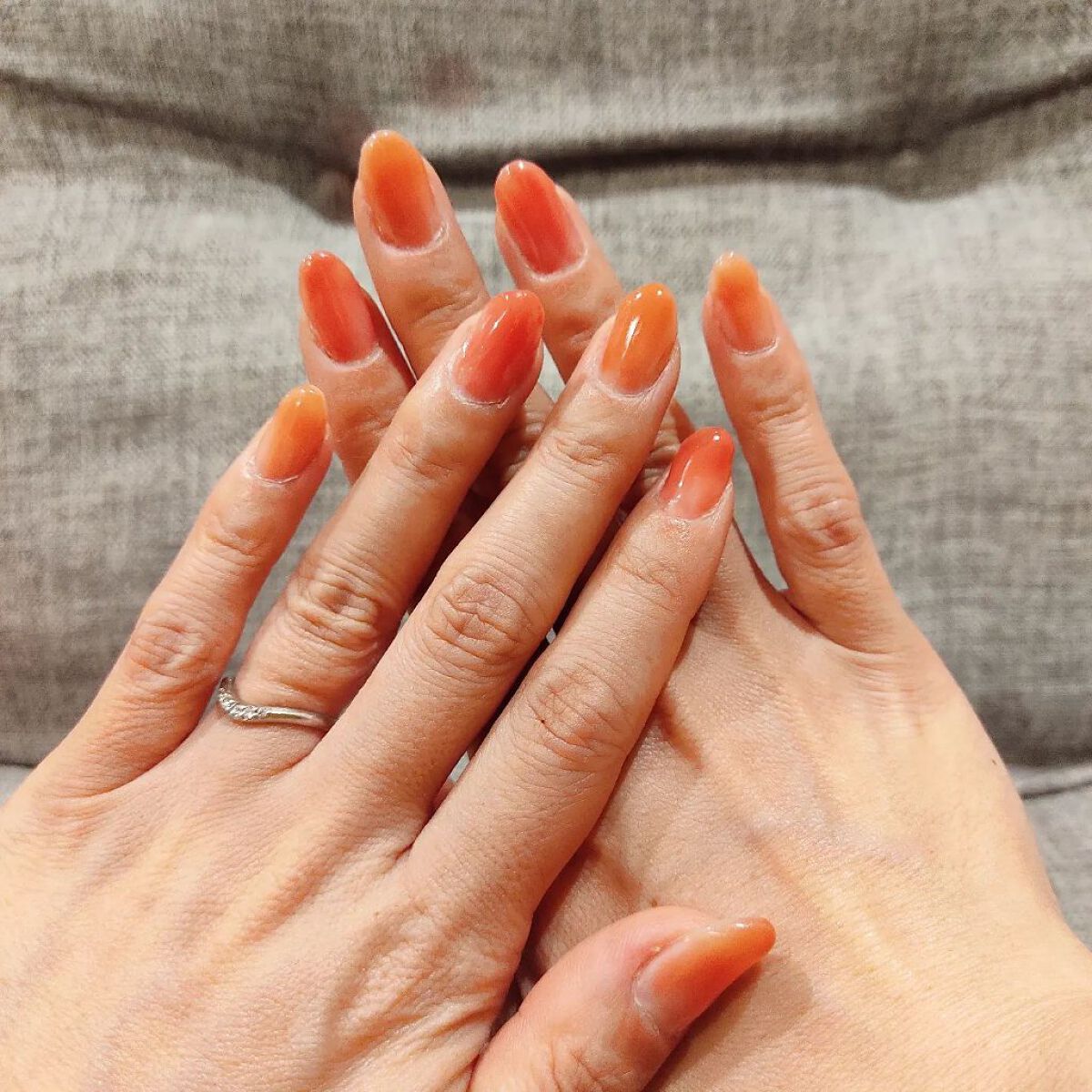 irogel(イロジェル) ミルキーカラー カラージェルのクチコミ「久しぶりのネイル投稿
イロジェルミルキーカラーを使いました
一度塗りで、たっぷりめにのせて、セ.....」（1枚目）