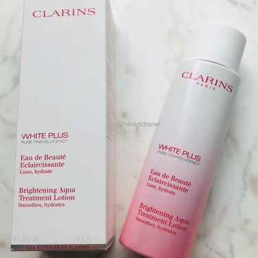 CLARINS ホワイト-プラス アクア ローションのクチコミ「〜増税前購入品〜

秋になると乾燥、そして夏の間浴びた紫外線が気になるので、美白ラインの化粧水.....」（1枚目）