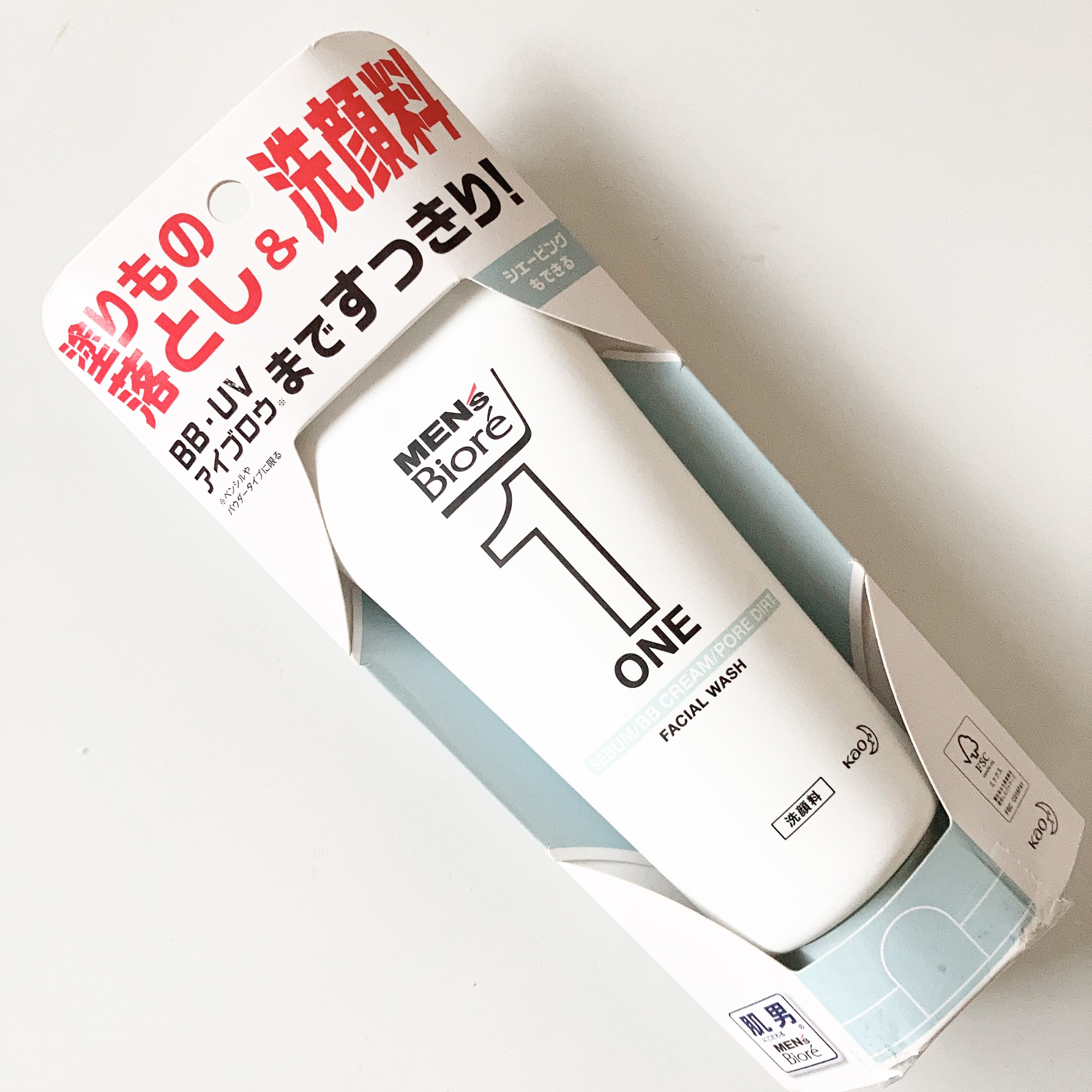 ONE クレンジングジェル洗顔料/メンズビオレ/その他洗顔料を使ったクチコミ（1枚目）