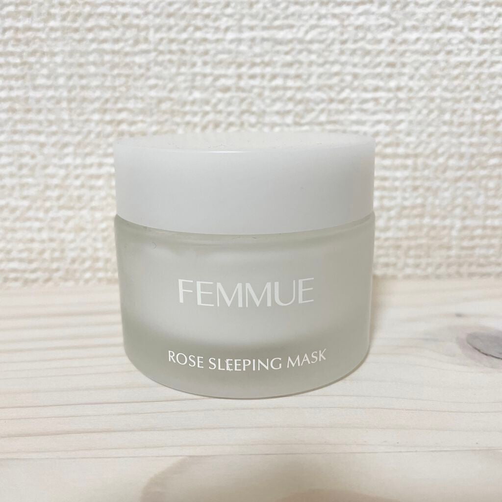 ローズウォーター スリーピングマスク/FEMMUE/フェイスクリームを使ったクチコミ(1枚目)