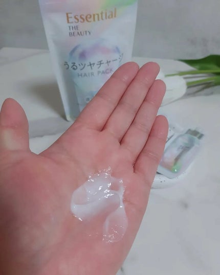 ザビューティ うるツヤチャージヘアパック/エッセンシャル/ヘアマスク・ヘアパックを使ったクチコミ(6枚目)