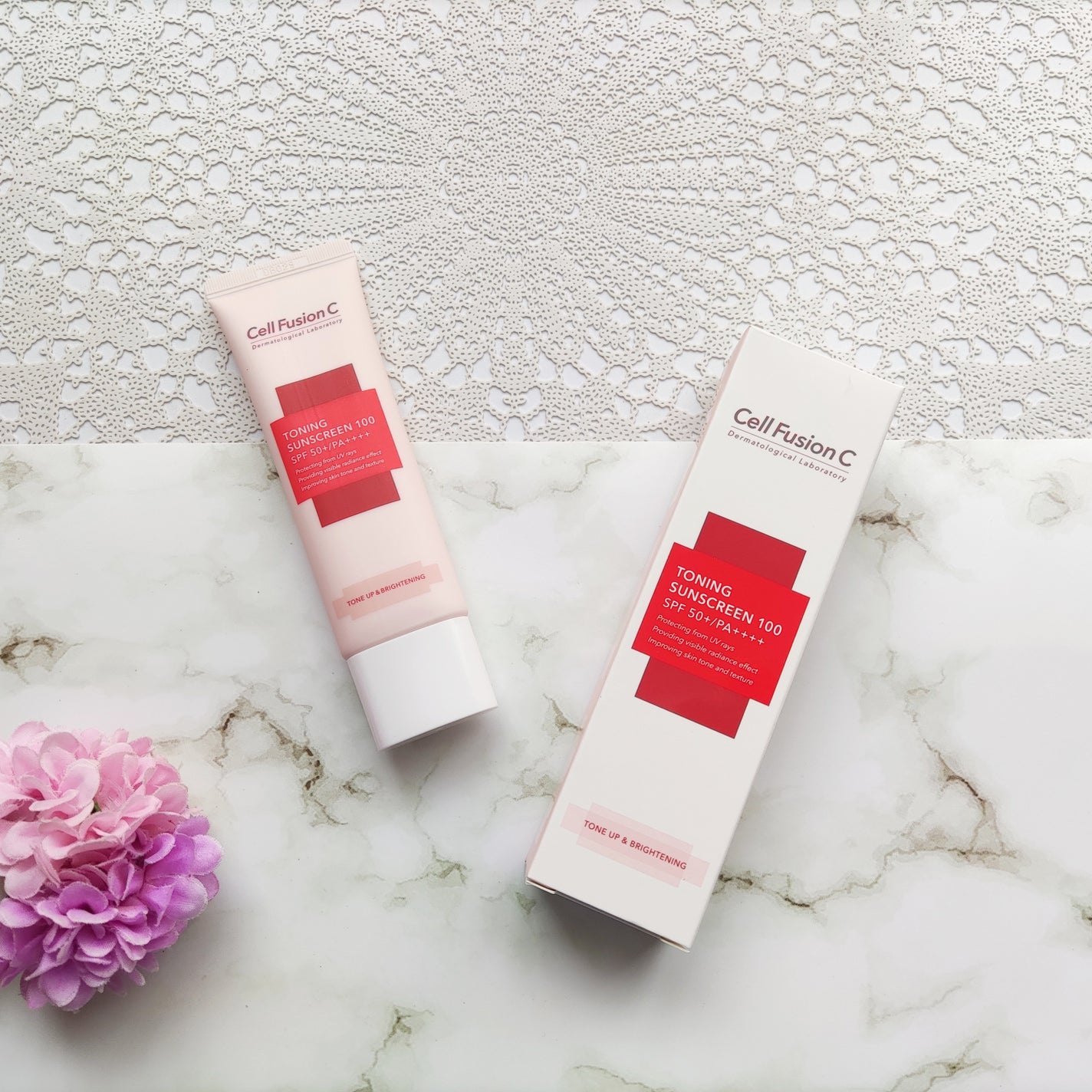 トーニングサンスクリーン100/Cell Fusion C(セルフュージョンシー)/日焼け止めクリームを使ったクチコミ(1枚目)