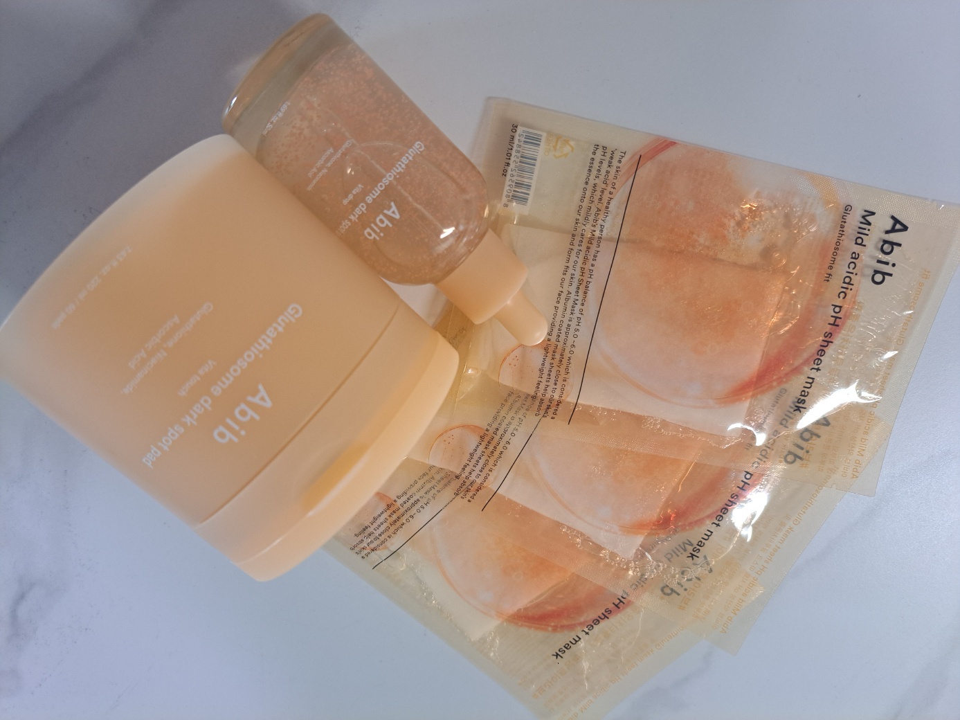 グルタチオンソームダークスポットパッドビタタッチ/Abib /トナーパッドを使ったクチコミ（1枚目）