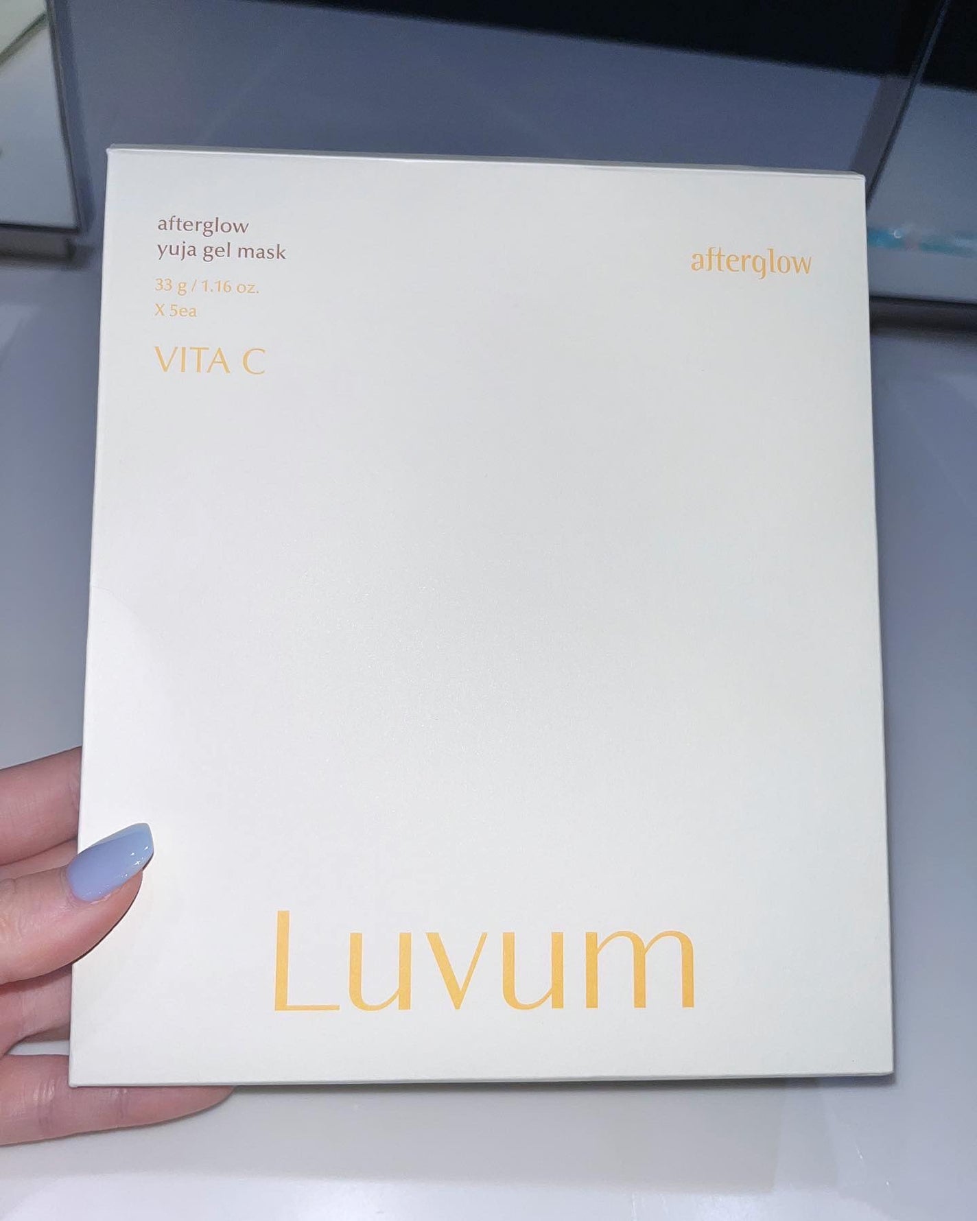 ラビューム アフターグロウ ゆずゲルマスク/Luvum/シートマスク・パックを使ったクチコミ(1枚目)