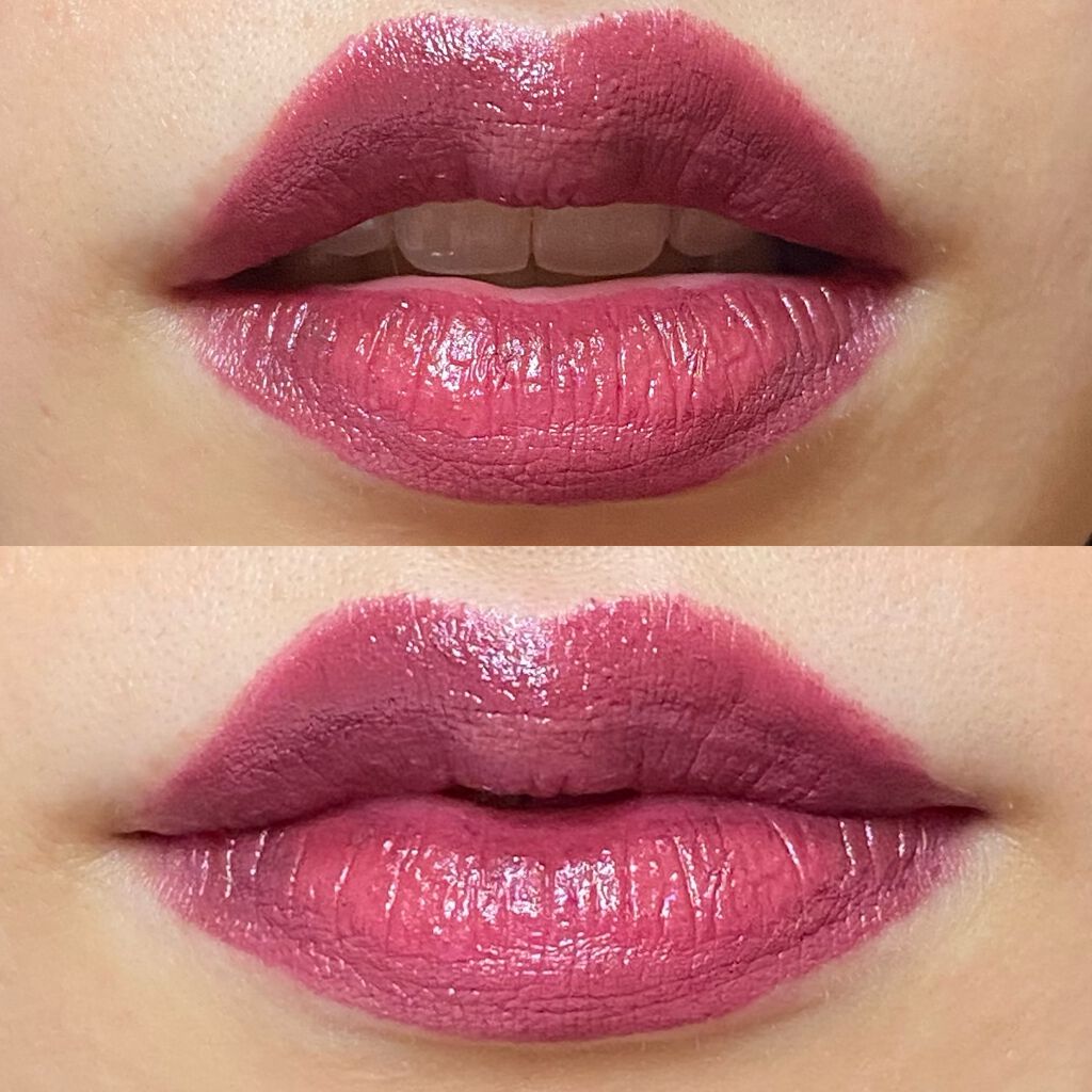 マージングカラーリップブラッシュ EX02 Magnolia Mauve/LUNASOL/口紅を使ったクチコミ（3枚目）