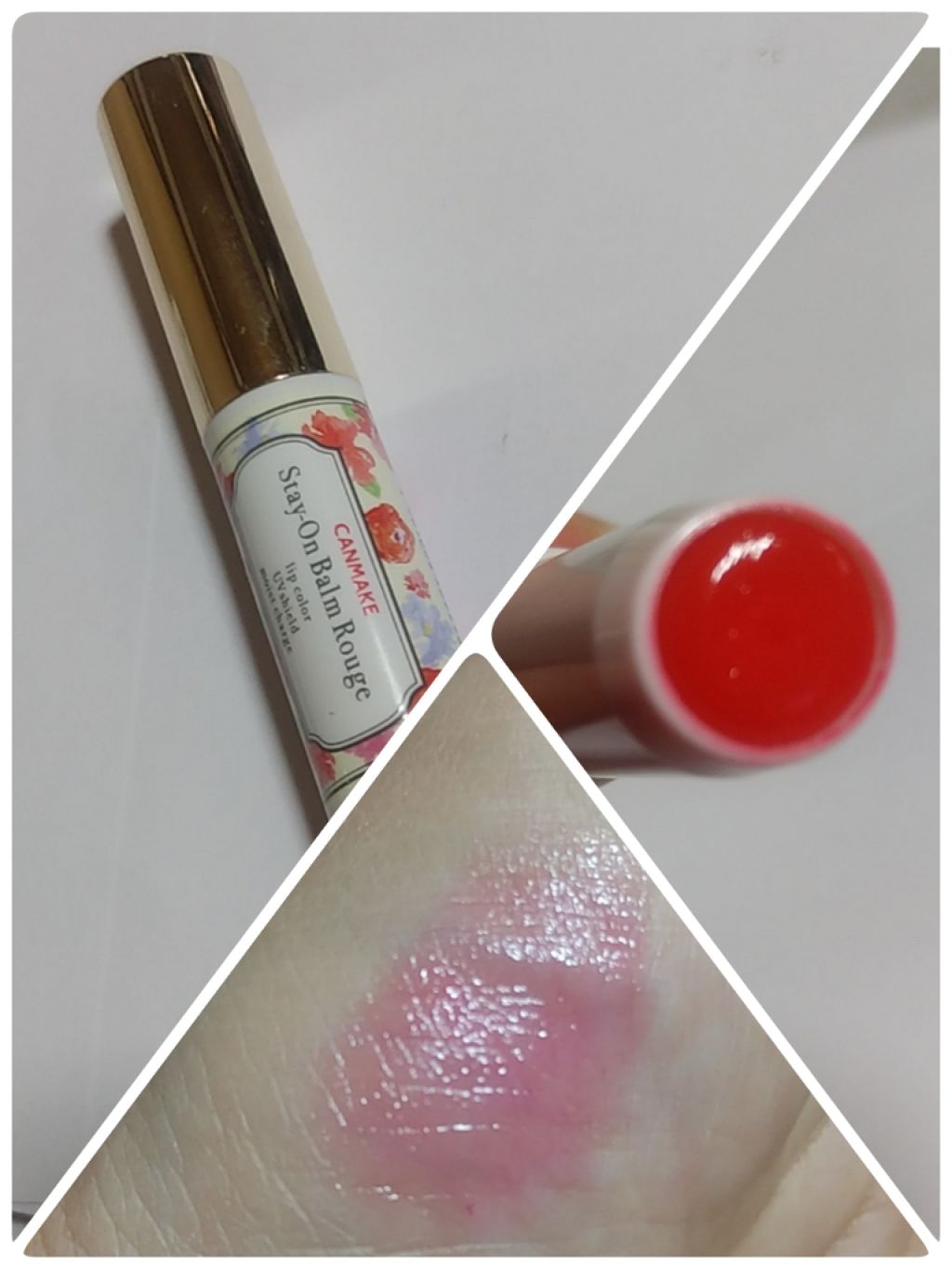 ステイオンバームルージュ/キャンメイク/口紅を使ったクチコミ（3枚目）