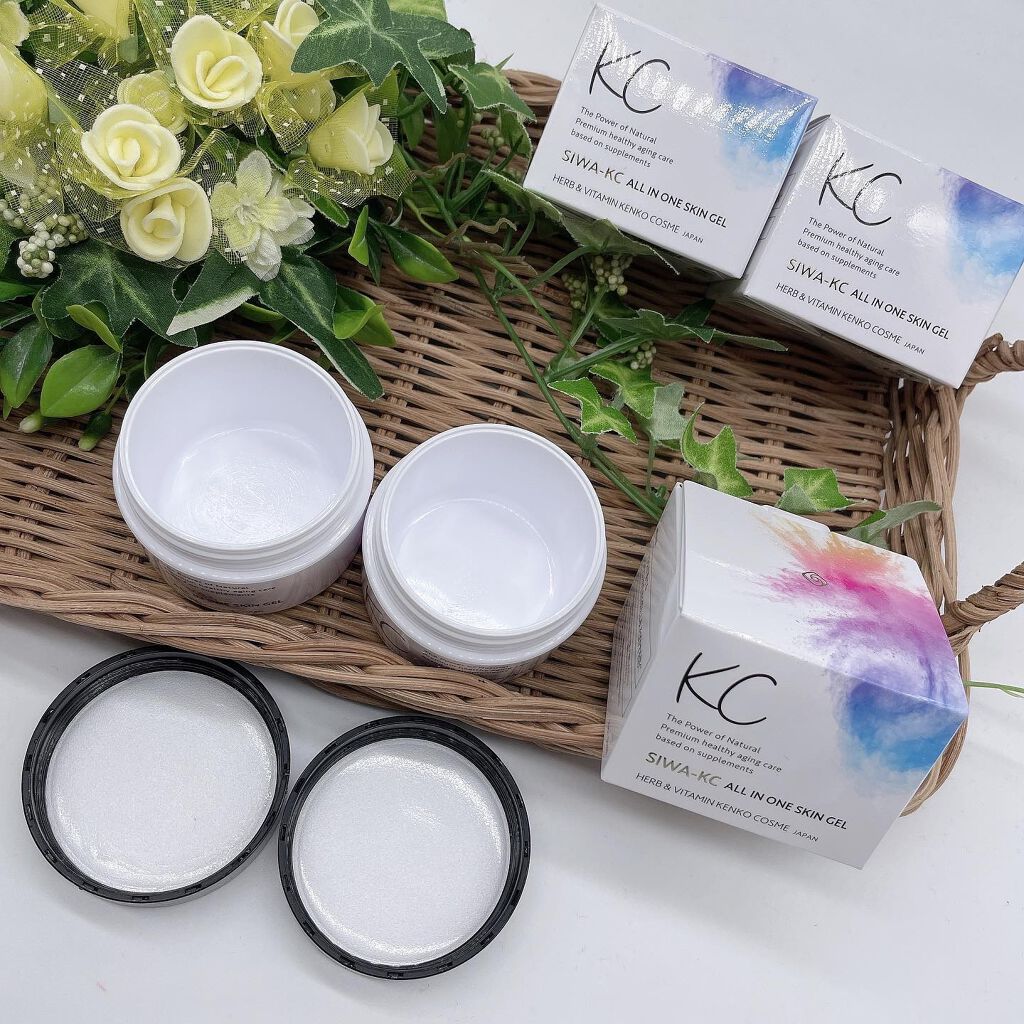 SIWA-KC オールインワンスキンジェル/ハーブ健康本舗/オールインワン化粧品を使ったクチコミ(4枚目)