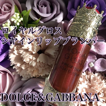 ロイヤルグロス シャインリッププランパー/DOLCE&GABBANA BEAUTY/口紅を使ったクチコミ（1枚目）