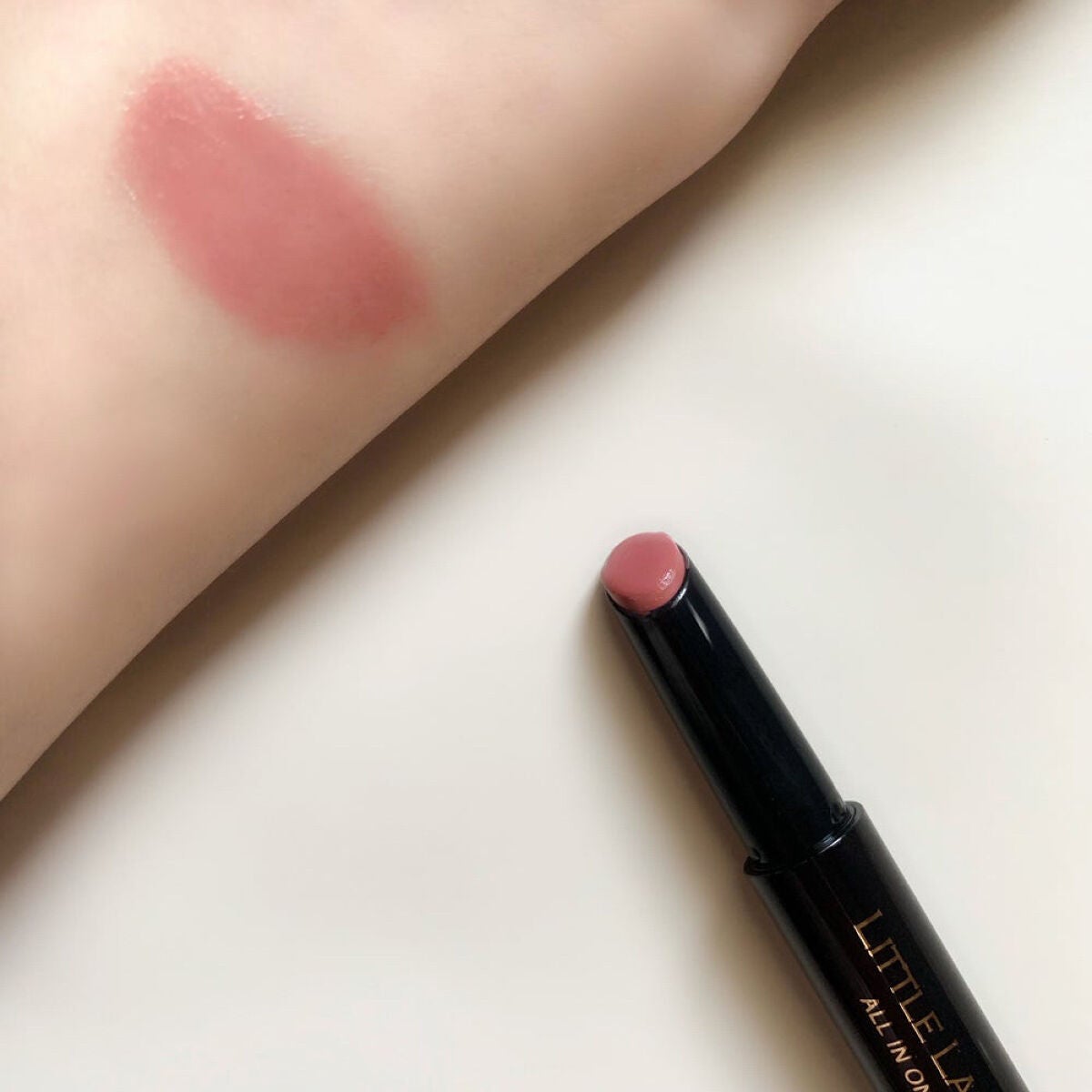オールインワンルージュ/リトルレディ リュクス/リップグロスを使ったクチコミ(2枚目)