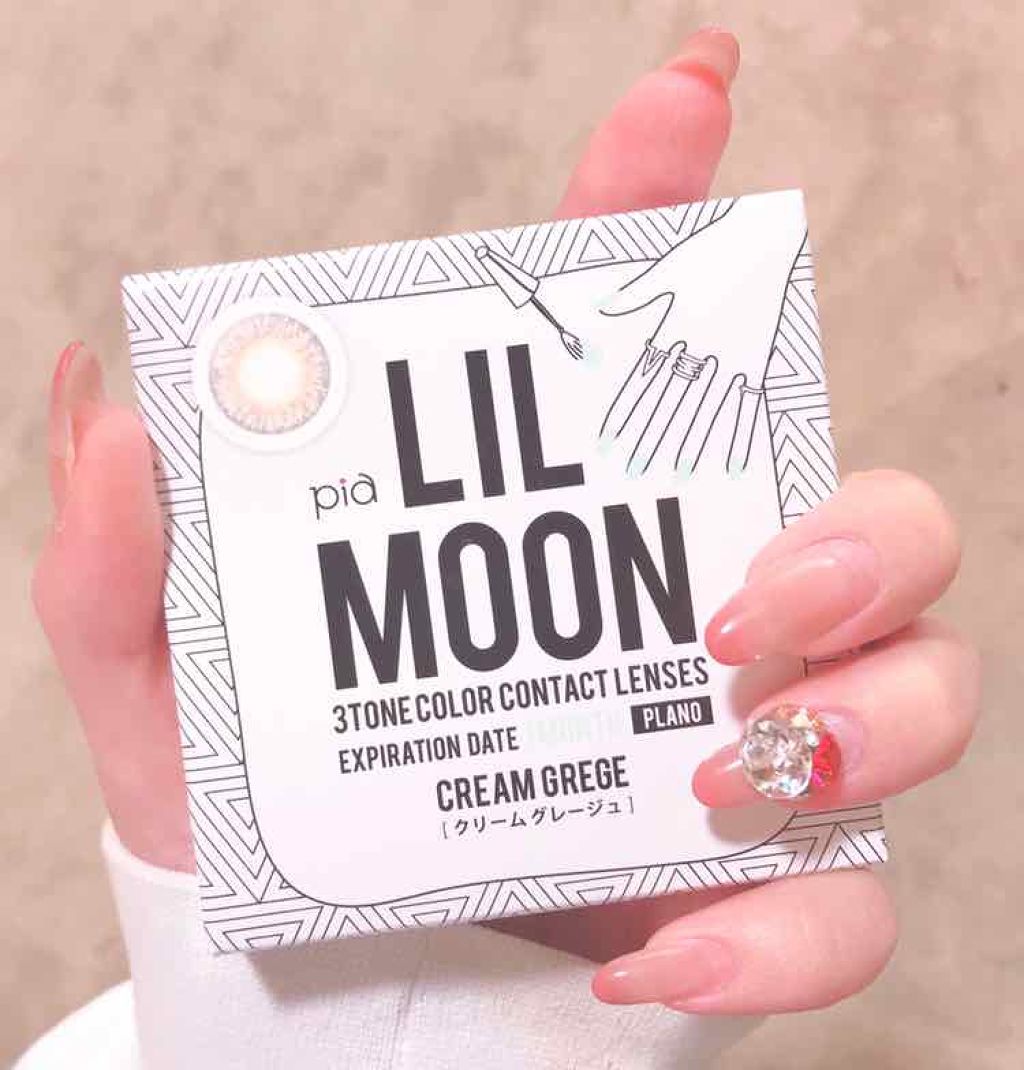 LIL MOON 1month クリームグレージュ/LILMOON/１ヶ月（１MONTH）カラコンを使ったクチコミ（1枚目）