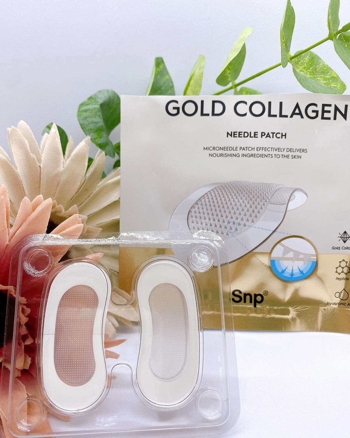 ゴールドコラーゲンニードルパッチ/SNP/アイケア・アイクリームを使ったクチコミ(4枚目)