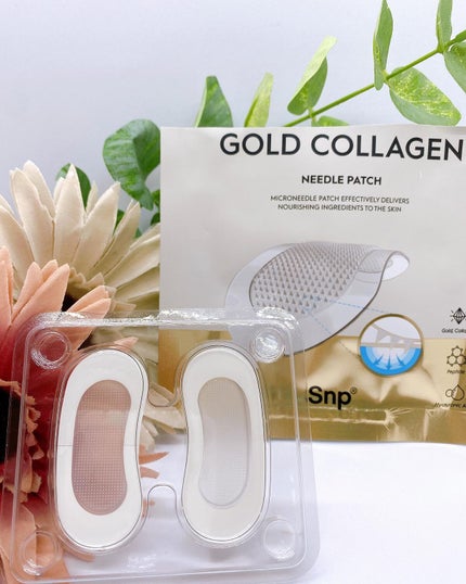 ゴールドコラーゲンニードルパッチ/SNP/アイケア・アイクリームを使ったクチコミ(4枚目)