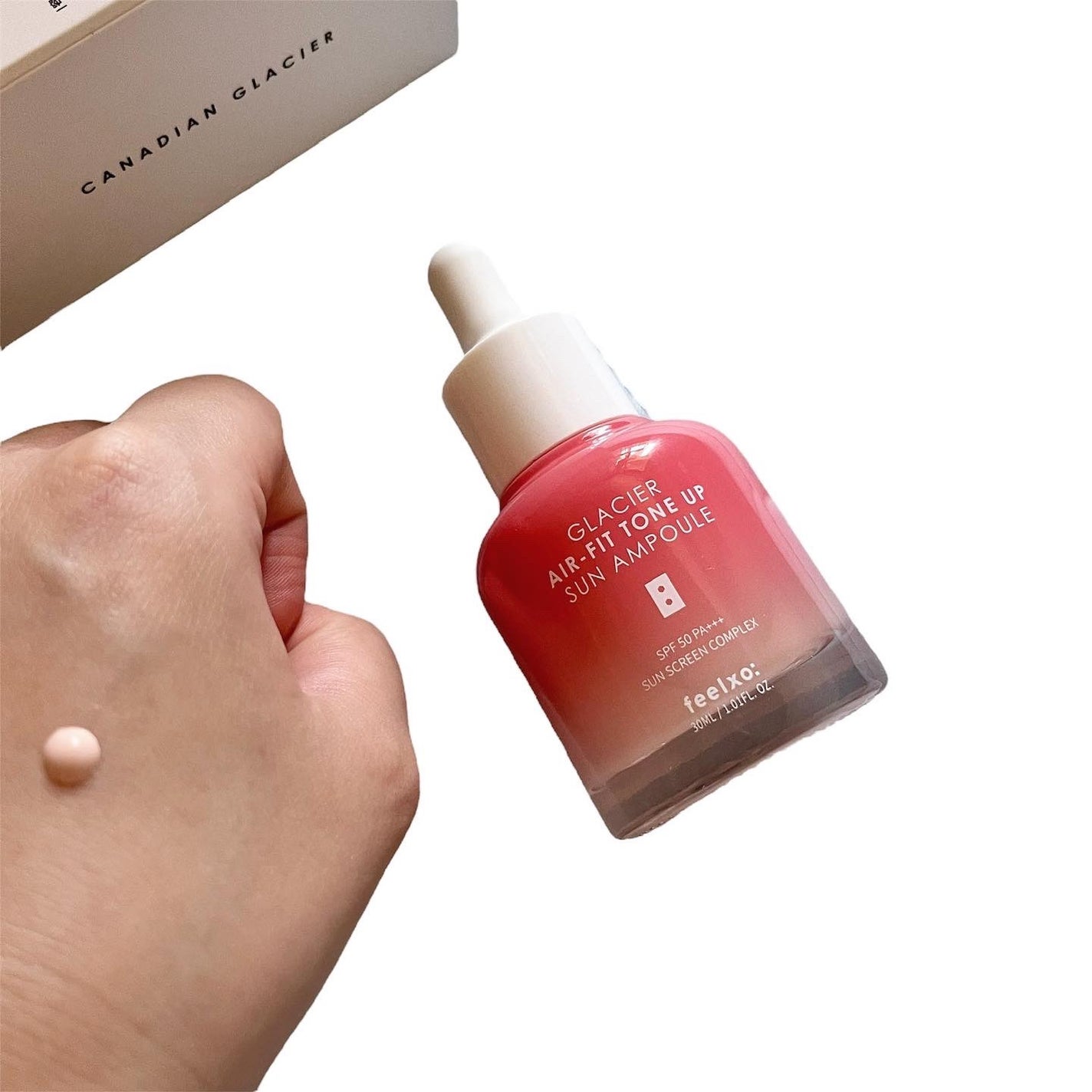 ピルソ グラシアエアフィットトーンアップサンアンプル SPF50 PA+++/feelxo/化粧下地を使ったクチコミ(2枚目)