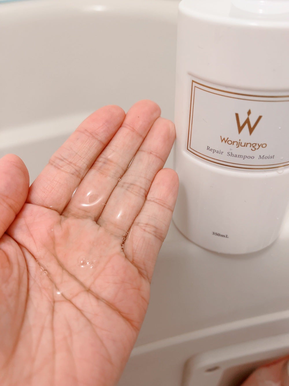 ウォンジョンヨ リペアシャンプー モイスト/リペアトリートメント モイスト/Wonjungyo/市販シャンプーを使ったクチコミ(2枚目)