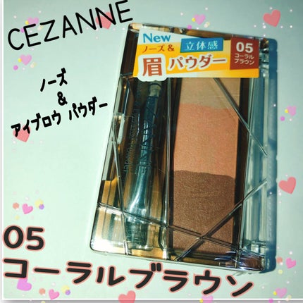 ノーズ&アイブロウパウダー/CEZANNE/パウダーアイブロウを使ったクチコミ(1枚目)