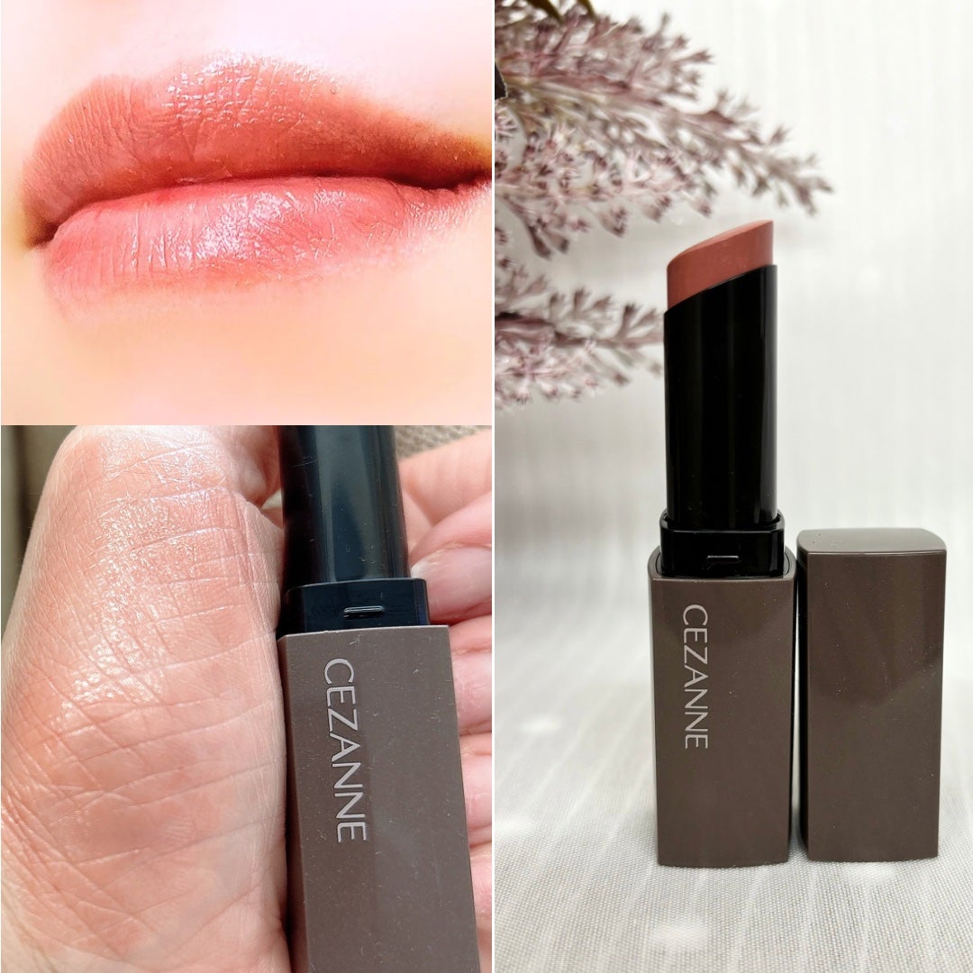 リップカラーシールド/CEZANNE/口紅を使ったクチコミ(3枚目)