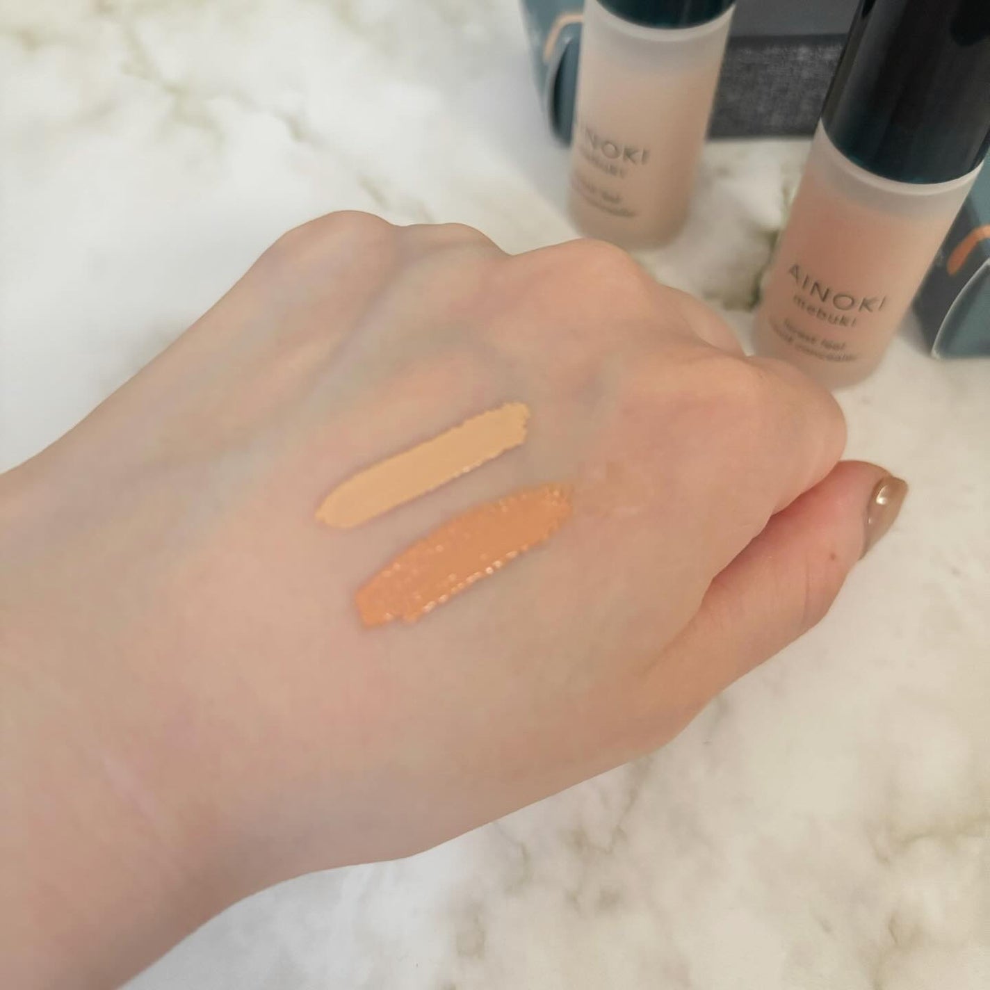 フォレスト フィール リキッド コンシーラー/AINOKI mebuki/リキッドコンシーラーを使ったクチコミ(4枚目)