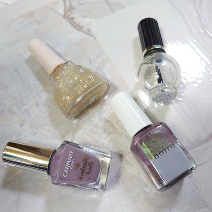 カラフルネイルズ N47 ダスキーパープル/キャンメイク/マニキュアの画像