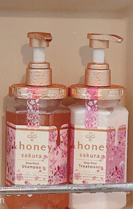 サクラ ディープモイスト シャンプー1.0/ヘアトリートメント2.0/&honey/シャンプー・コンディショナーを使ったクチコミ(1枚目)