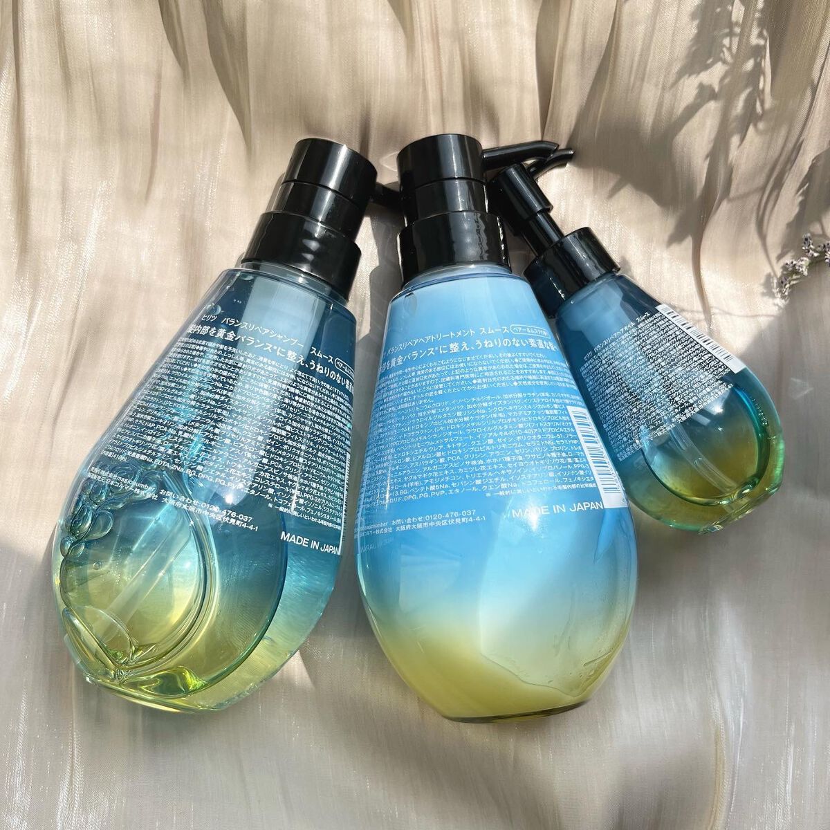 バランスリペア シャンプー/ヘアトリートメント スムース/hiritu/市販シャンプーを使ったクチコミ(2枚目)